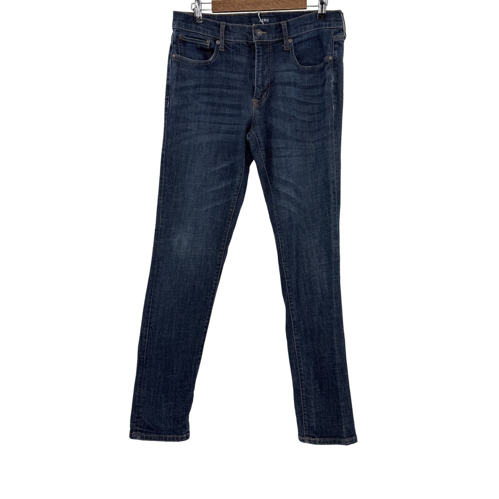 AERO‎ Men Slim Fit Dark Wash Blue Denim Jeans Size 32 34